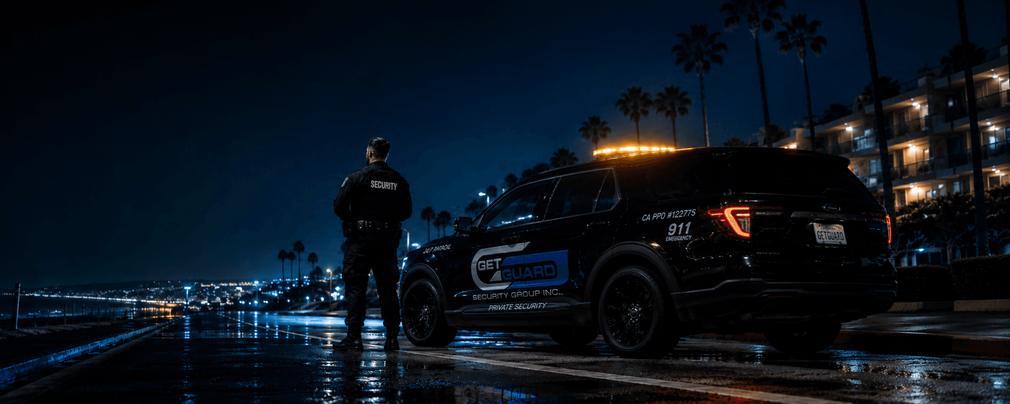 Get Guard Tactical Security Officer and Vehicle Banner